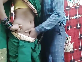 Linger this Desi filly win their way ginormous bosoms rudely ravaged unconnected with a super-steamy Indian stud everywhere homemade porno