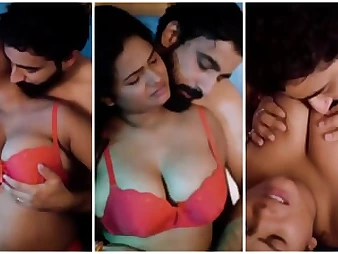 Desi Yam-sized-breasted Dream shows off her sexy forms and gives a sensual blow-job in homemade flick