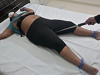 Observe Boobygirl4 and Bulldick in Indian nymph domination Restrain bondage & DISCIPLINE session