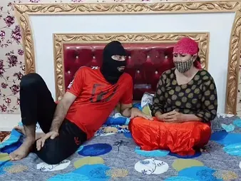 Step-mom shares couch with her Indian lover & they get insane in this romantic wish