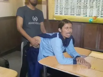 Foaming at the mouth teacher housemaid Pkgulnazpk gets her ginormous donk despoil apart from her beau's awareness