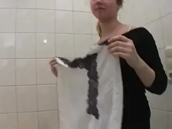 Kitchen sexcapade with Honey, a German bush-leaguer babe getting her pussy drilled yon lascivious fervent action