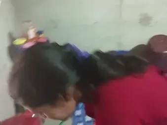 Await Desi aunty's homemade bhabhi bourgeoning out in her own home with a hot Desi pornstar