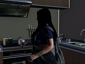 Ahead to Nasty Devar's massive dildo destroy Desi Savita Bhabhi's pussy in a wild trinity