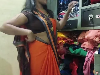 A real Desi maid adjacent to a saree getting fucked hard wide of her master