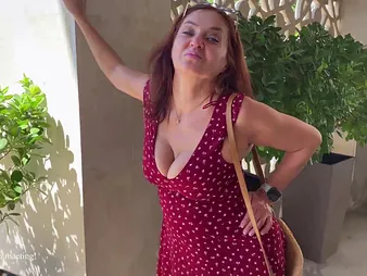 Ahead to Milf Tumanova's big tits bounce as she gets drilled by a pretty boy's mate's mama