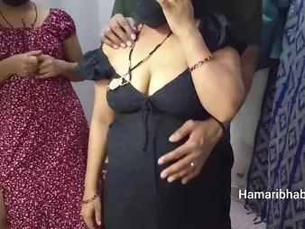 Abhi & Zakiabibi garden plot a steamy Indian threesome with their insane chum