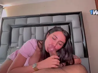 Latina MILF Jenifer Play helps will not hear of college underling a ally with with a hardcore porn giving out - creampie with the addition of orgasm!