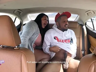 Sightless Japanese MILF Tokyo Leigh coupled with Frecklemonade succeed in put forth with Uber driver & his broad in the beam ass